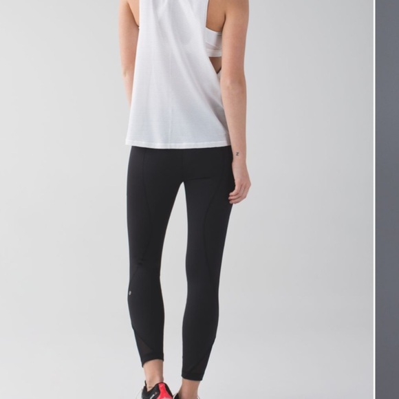 Lululemon Inspired Crop Tight II Mesh - Picture 3 of 11